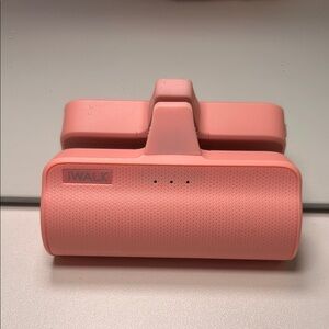 Pink Portable Phone Charger